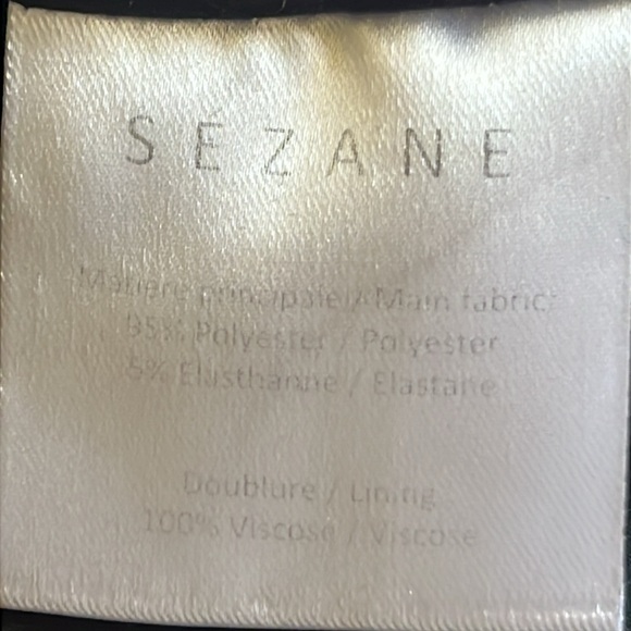 Sézane Black Wrap-Style Long Sleeve Dress‎ Size 34 (XS) - Picture 10 of 11